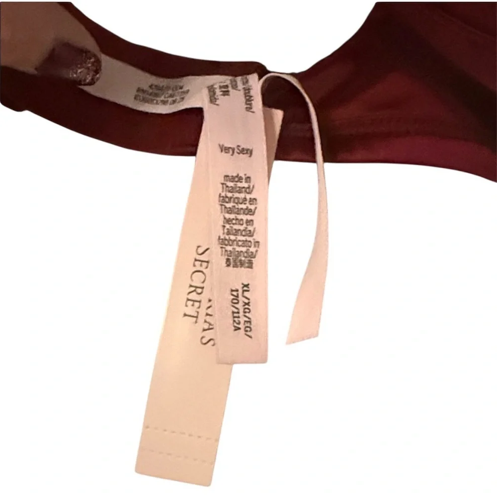 SoSleek™ Triangle Bralette & Short Set | Sangria Red